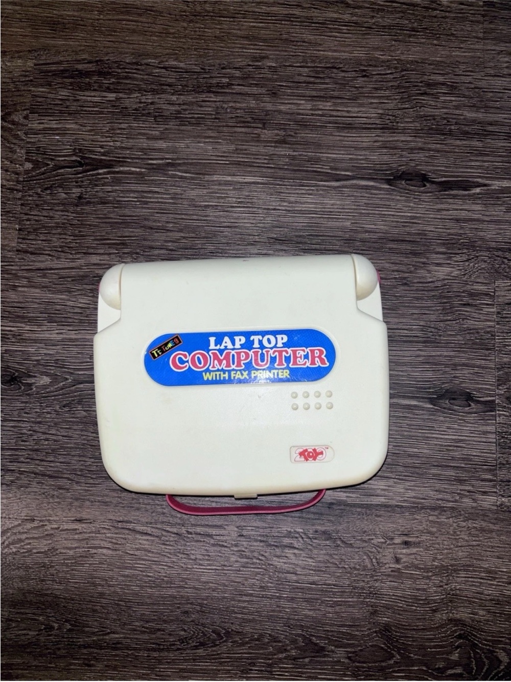 1995 VTG Tt tune kids Learning Lap Top Computer Toy - White/res